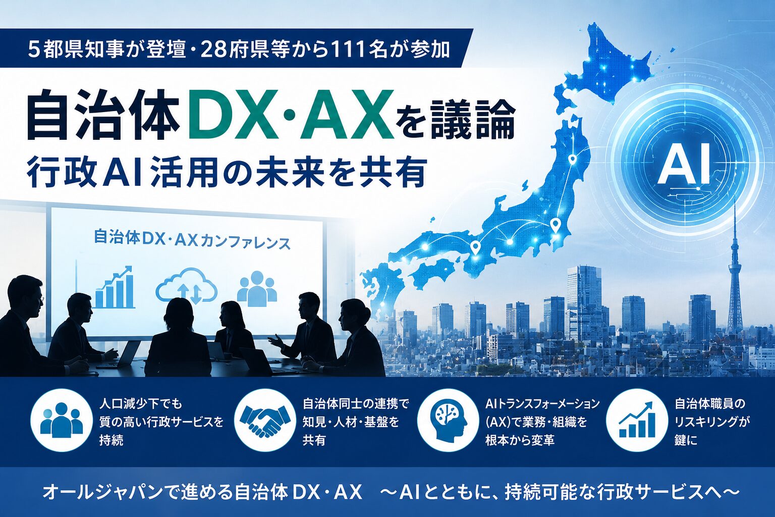 5都県知事による自治体DX・AX推進と行政AI活用の議論